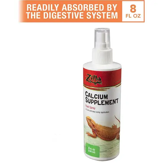 Zilla Calcium Supplement Food Spray Photo 3