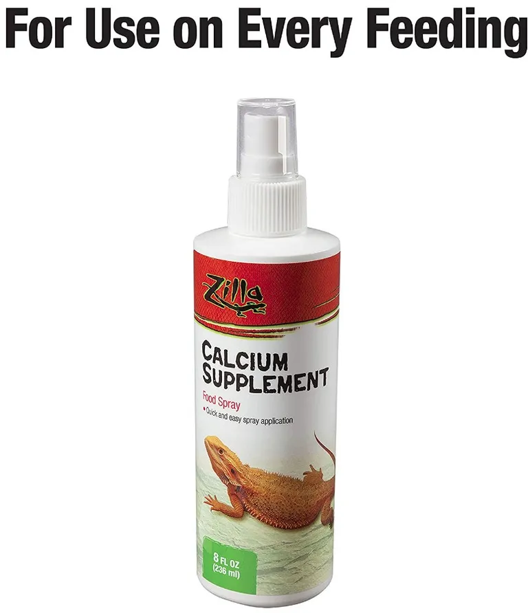 Zilla Calcium Supplement Food Spray Photo 2