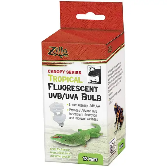 Zilla Canopy Series Tropical Fluorescent UVB/UVA Bulb Photo 1