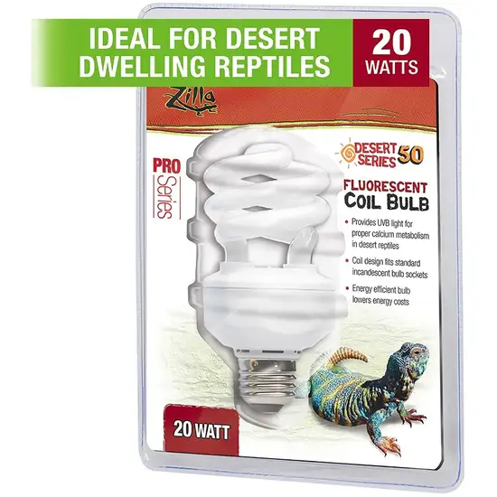Zilla Desert UVB Coil Bulb Photo 1