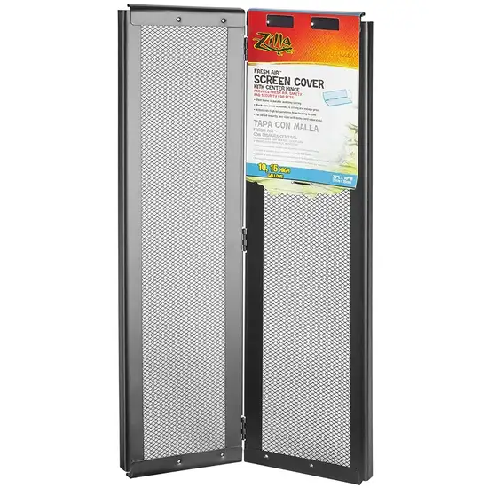 Zilla Fresh Air Screen Cover with Center Hinge 20 x 10 Inch Photo 1