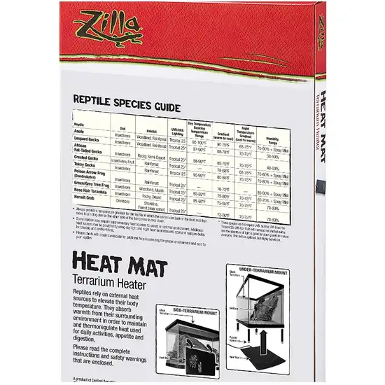 Zilla Heat Mat Terrarium Heater Photo 3