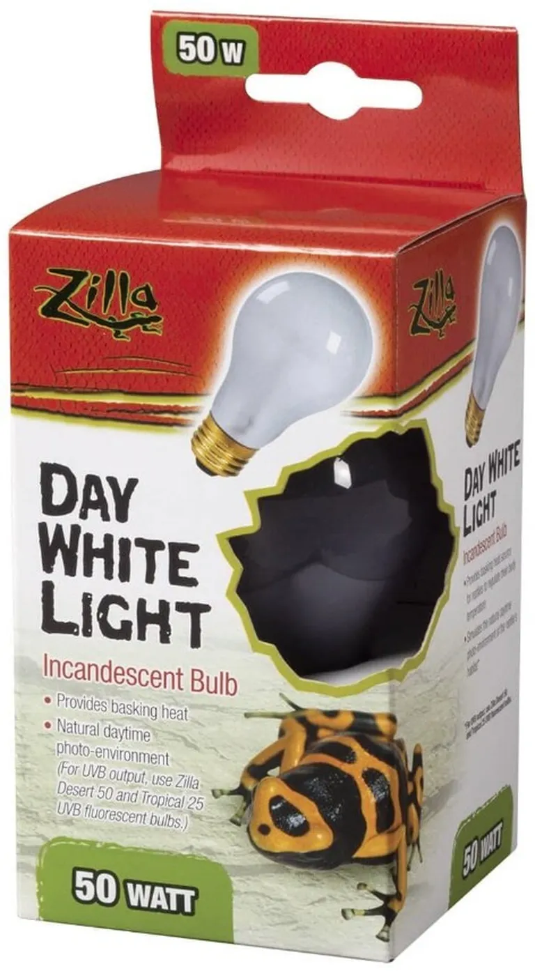 Zilla Incandescent Day White Light Bulb for Reptiles Photo 1