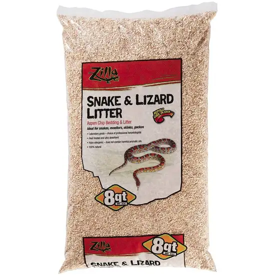 Zilla Lizard Litter - Aspen Chip Bedding & Lutter Photo 1