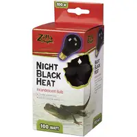 Photo of Zilla Night Time Black Light Incandescent Heat Bulb