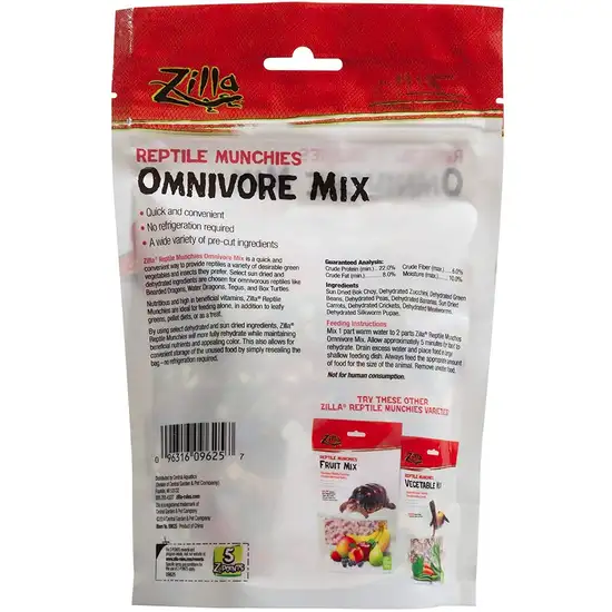 Zilla Reptile Munchies - Omnivore Mix Photo 2