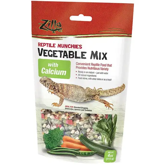 Zilla Reptile Munchies - Vegetable Mix with Calcium Photo 1