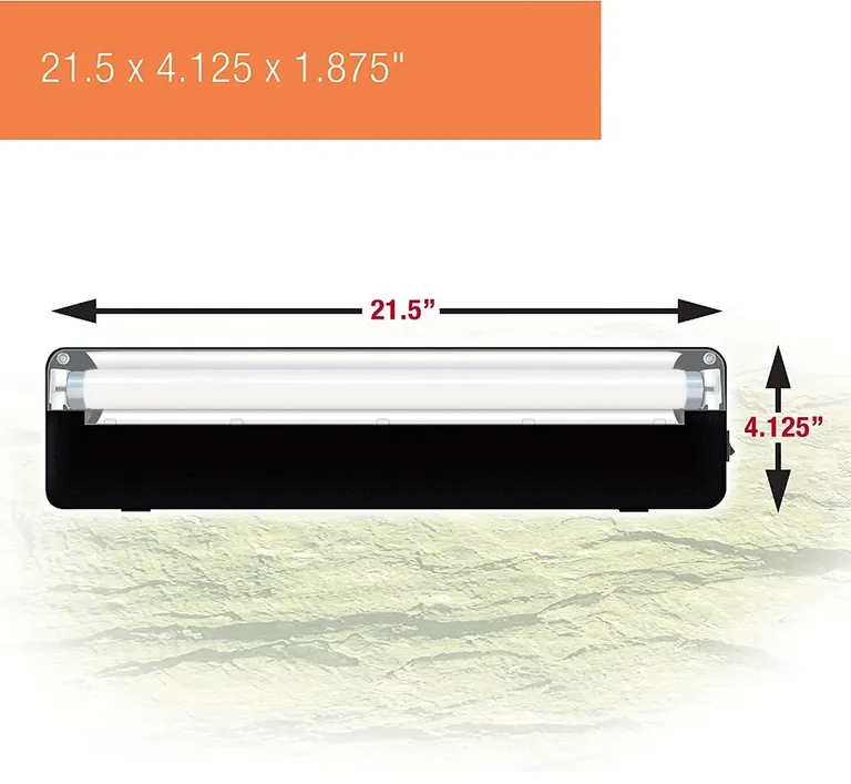 Zilla Slimline Desert 50 UVB Fluorescent Fixture Photo 3