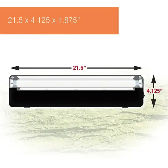 Zilla Slimline Desert 50 UVB Fluorescent Fixture Photo 6