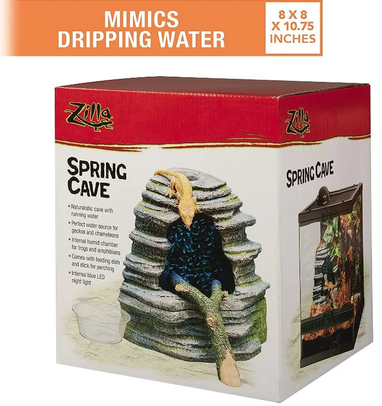 Zilla Spring Cave Reptile Decor Photo 1