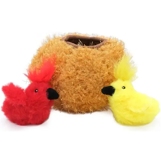 ZippyPaws Interactive Bird Nest Burrow for Cats Photo 2