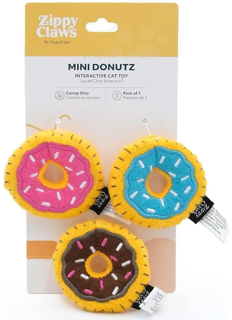 ZippyPaws Mini Catnip Donutz Photo 1