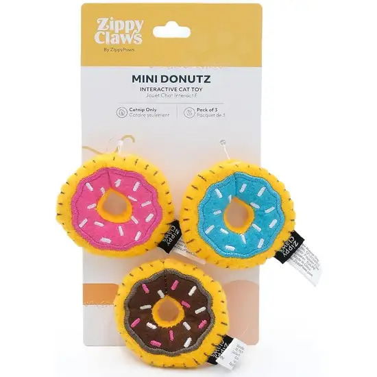 ZippyPaws Mini Catnip Donutz Photo 1