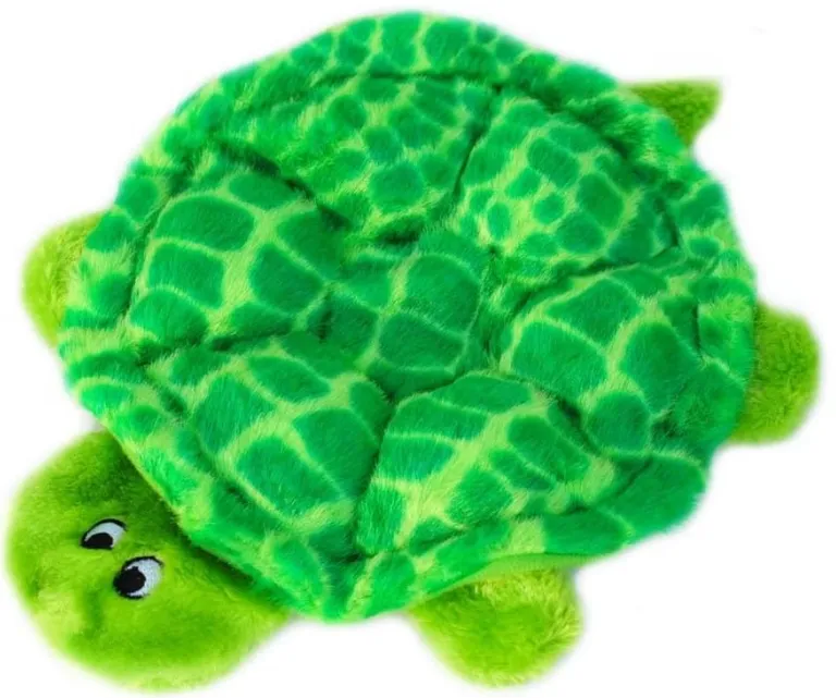 ZippyPaws Squeakie Crawler SlowPoke the Turtle Toy Photo 1