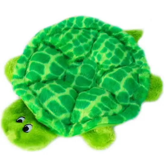 ZippyPaws Squeakie Crawler SlowPoke the Turtle Toy Photo 1