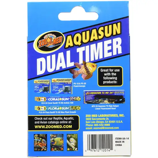 Zoo Med Aquatic AquaSun Dual Timer - Day & Night Photo 2