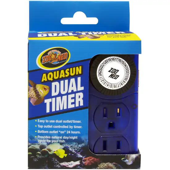 Zoo Med Aquatic AquaSun Dual Timer - Day & Night Photo 1