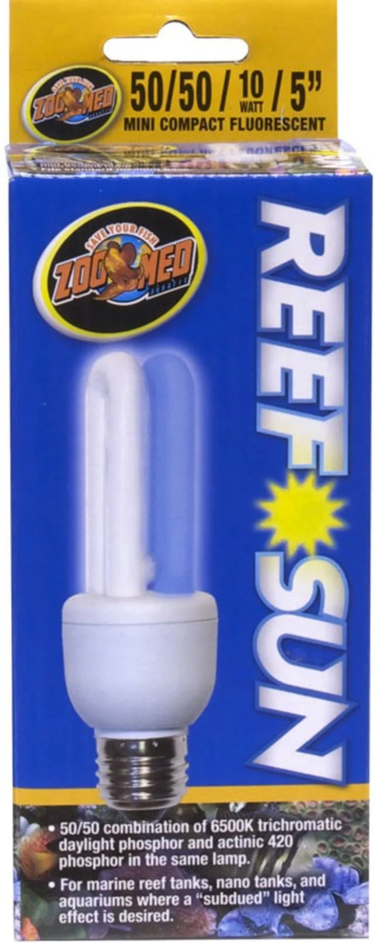 Zoo Med Aquatic Reef Sun 50/50 Compact Flourescent Bulb Photo 1