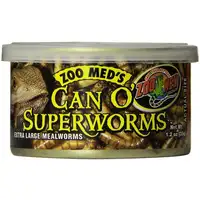Photo of Zoo Med Can O Superworms Extra Large Mealworms