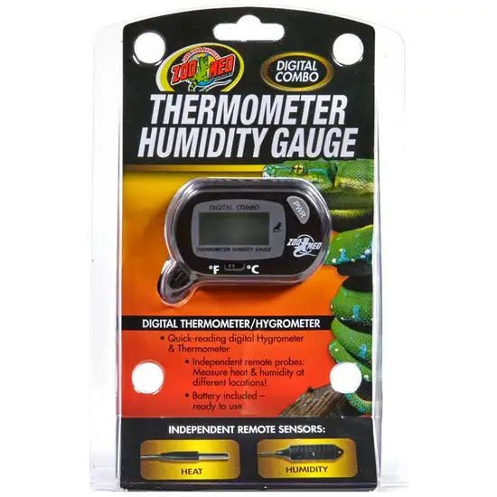 Zoo Med Digital Combo Thermometer Humidity Gauge Photo 1