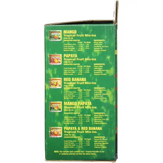 Zoo Med Green Iguana Foods Sampler Value Pack Photo 2