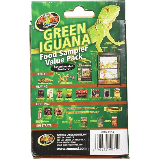 Zoo Med Green Iguana Foods Sampler Value Pack Photo 3