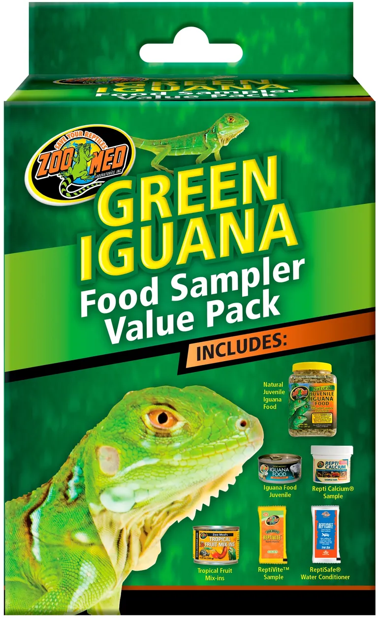 Zoo Med Green Iguana Foods Sampler Value Pack Photo 1