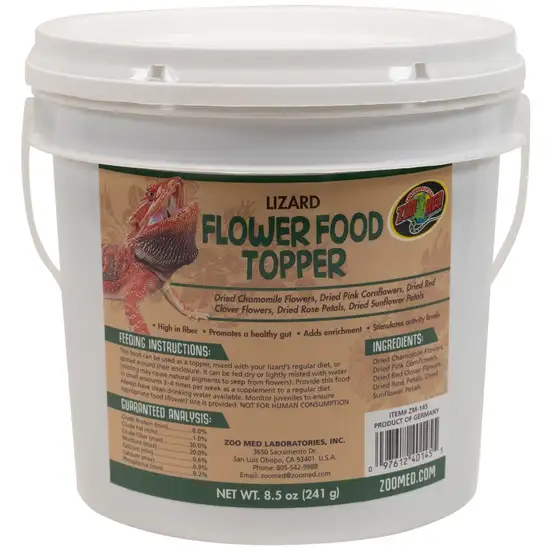 Zoo Med Lizard Flower Food Topper Photo 1