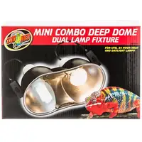Photo of Zoo Med Mini Combo Deep Dome Lamp Fixture - Black