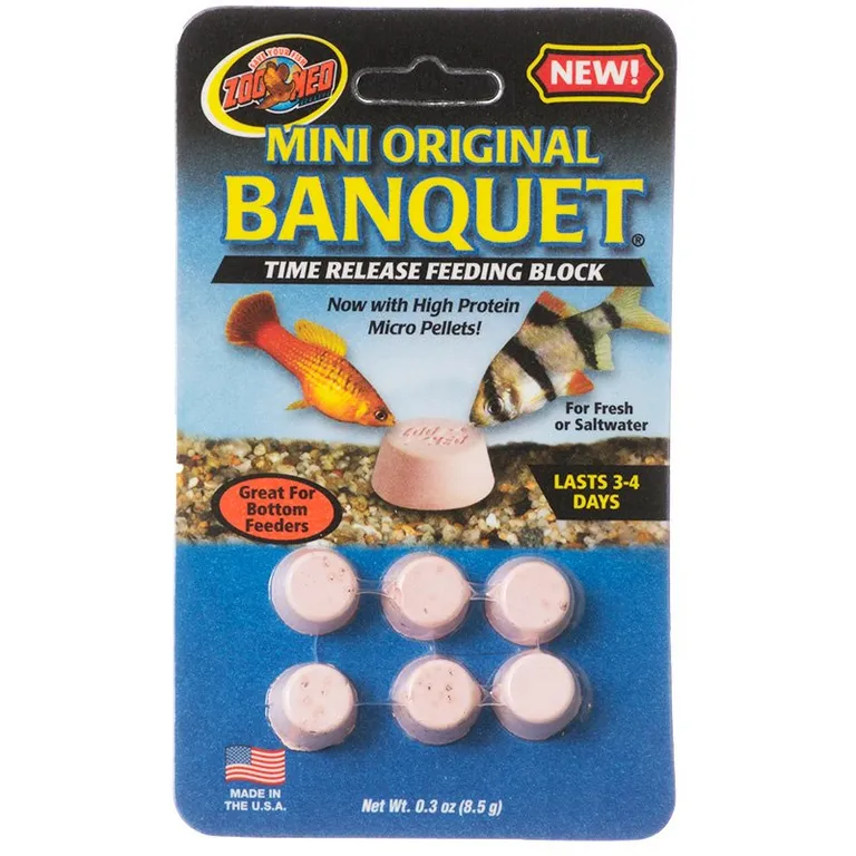 Zoo Med Mini Original Banquet Fish Feeding Block Photo 1