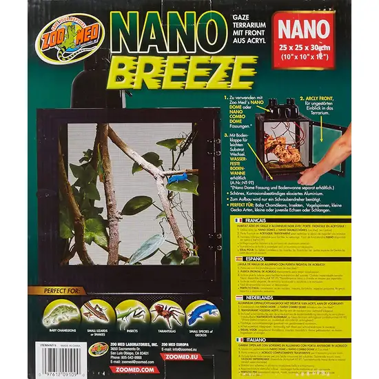 Zoo Med Nano Breeze Aluminum Screen Cage Habitat Photo 3