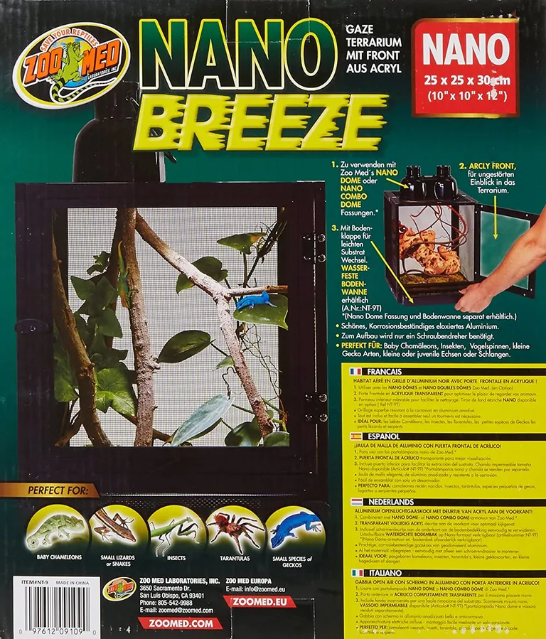 Zoo Med Nano Breeze Aluminum Screen Cage Habitat Photo 3