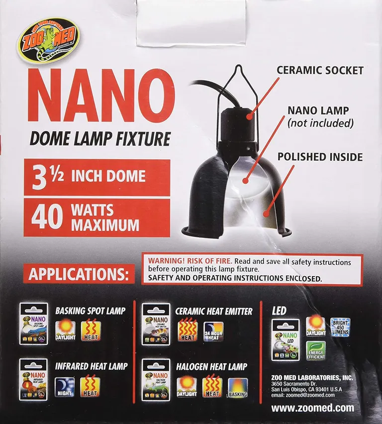 Zoo Med Nano Dome Lamp Fixture Photo 3