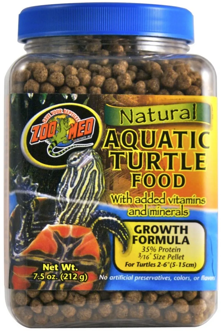 Zoo Med Natural Aquatic Turtle Food - Growth Formula Pellets Photo 2