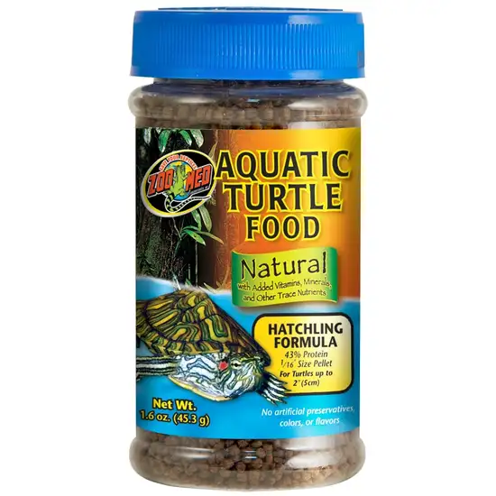 Zoo Med Natural Aquatic Turtle Food - Hatchling Formula (Pellets) Photo 1