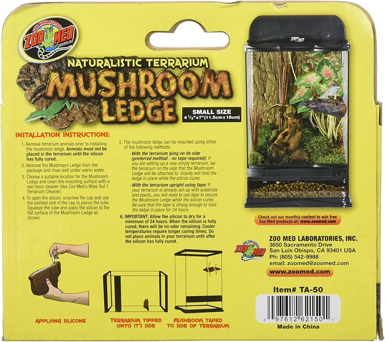 Zoo Med Naturalistic Terrarium Mushroom Ledge Photo 3