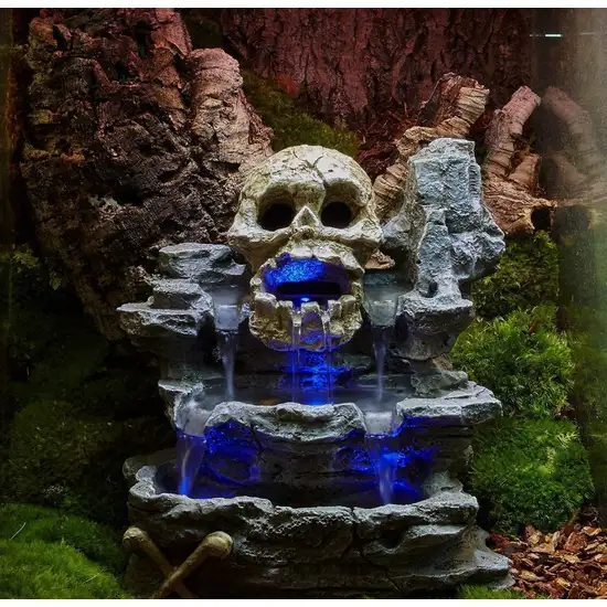 Zoo Med Repti Rapids LED Skull Waterfall Photo 3