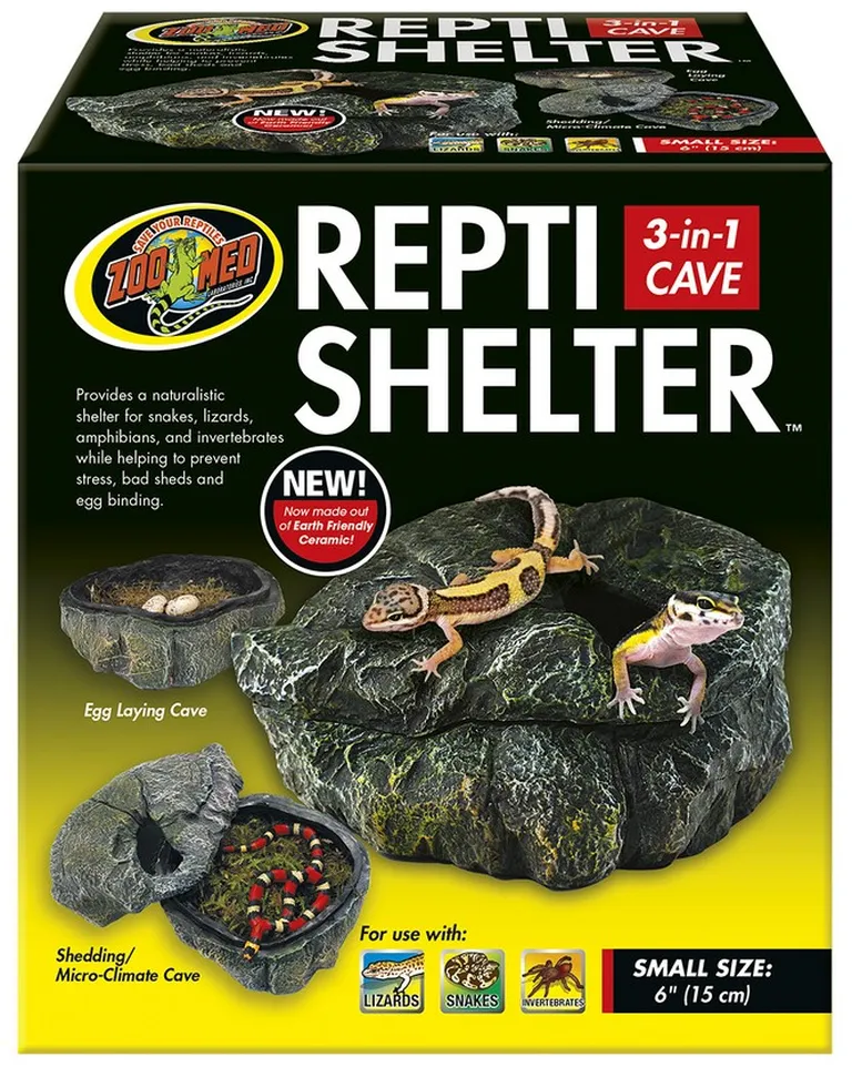 Zoo Med Repti Shelter 3 in 1 Cave Small Photo 1