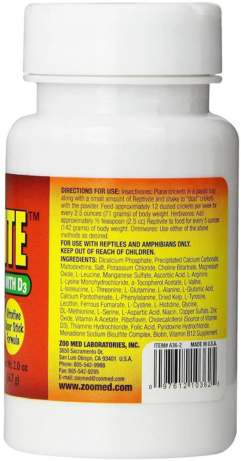 Zoo Med Reptivite Reptile Vitamins with D3 Photo 2