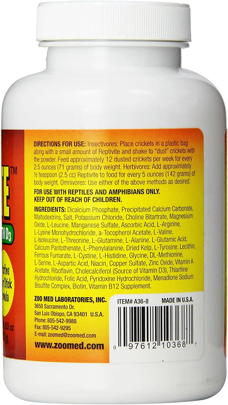 Zoo Med Reptivite Reptile Vitamins with D3 Photo 1