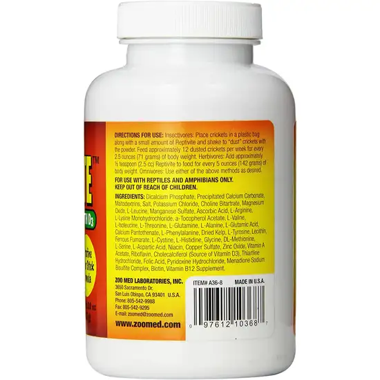 Zoo Med Reptivite Reptile Vitamins with D3 Photo 2