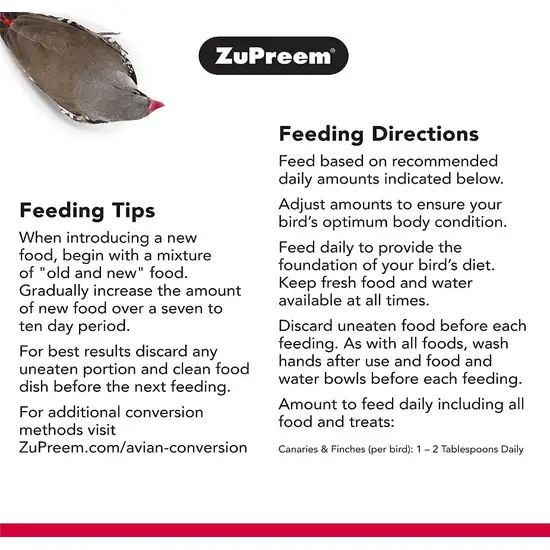 ZuPreem FruitBlend Flavor Bird Food for Very Small Birds Photo 3