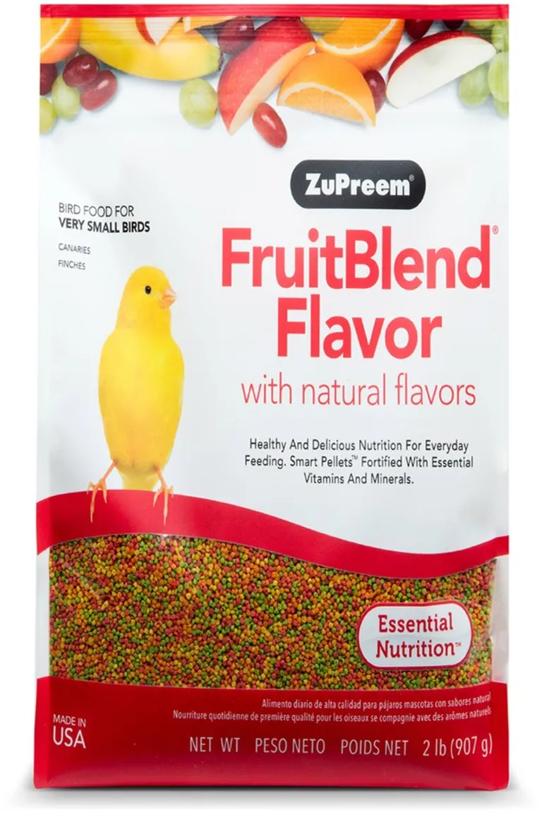 ZuPreem FruitBlend Flavor Bird Food for Very Small Birds Photo 1