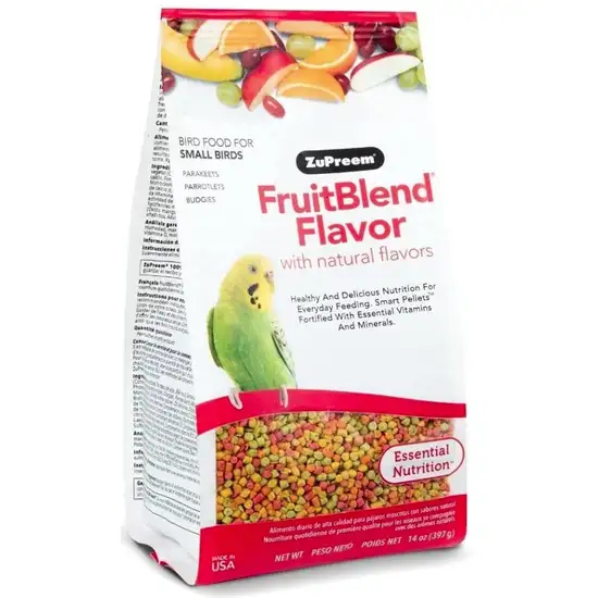ZuPreem FruitBlend Premium Daily Bird Food - Small Birds Photo 2