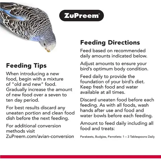 ZuPreem FruitBlend Premium Daily Bird Food - Small Birds Photo 5