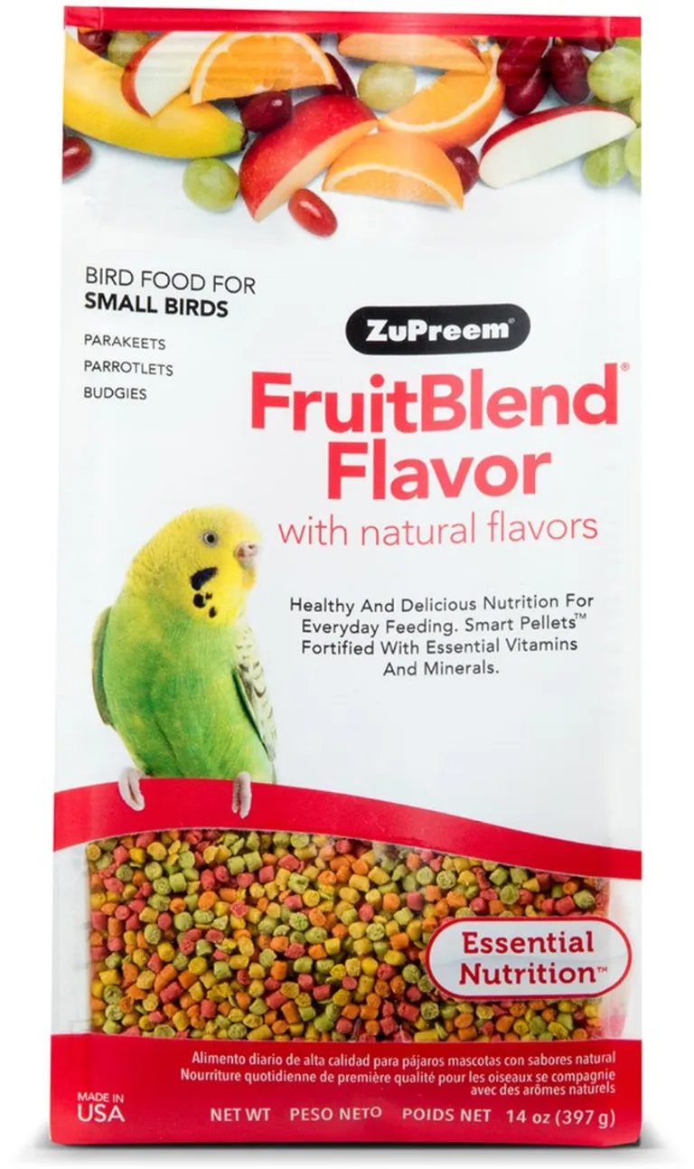 ZuPreem FruitBlend Premium Daily Bird Food - Small Birds Photo 1