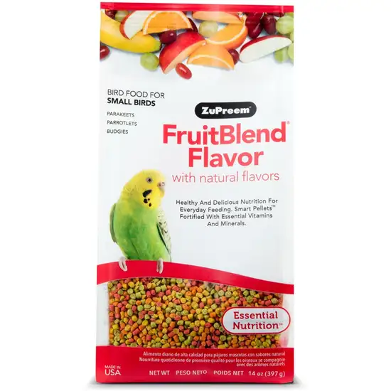 ZuPreem FruitBlend Premium Daily Bird Food - Small Birds Photo 1