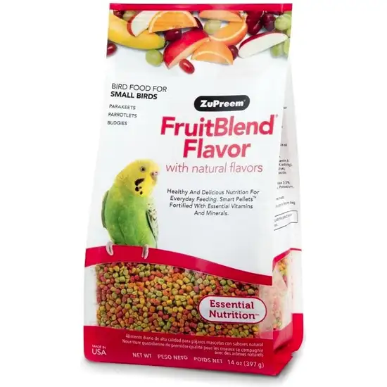 ZuPreem FruitBlend Premium Daily Bird Food - Small Birds Photo 3