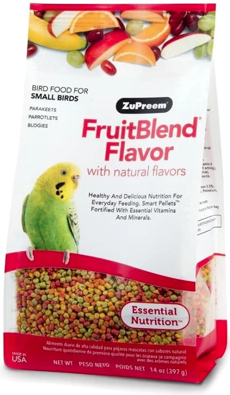 ZuPreem FruitBlend Premium Daily Bird Food - Small Birds Photo 3