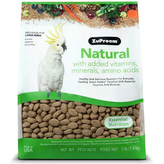 ZuPreem Natural Blend Bird Food - Large Parrot Photo 1